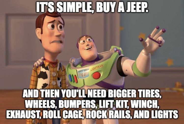 Good one from Quadratec today 😂Anyone ever successfully convince a friend to buy a Jeep?
