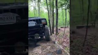 Testing the knuckle smasher #offroading #4x4 #obstacles #shorts #mudding #jeepxj